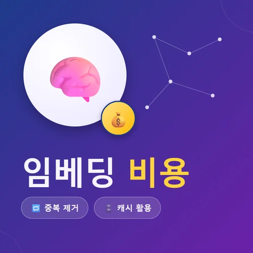 임베딩 비용